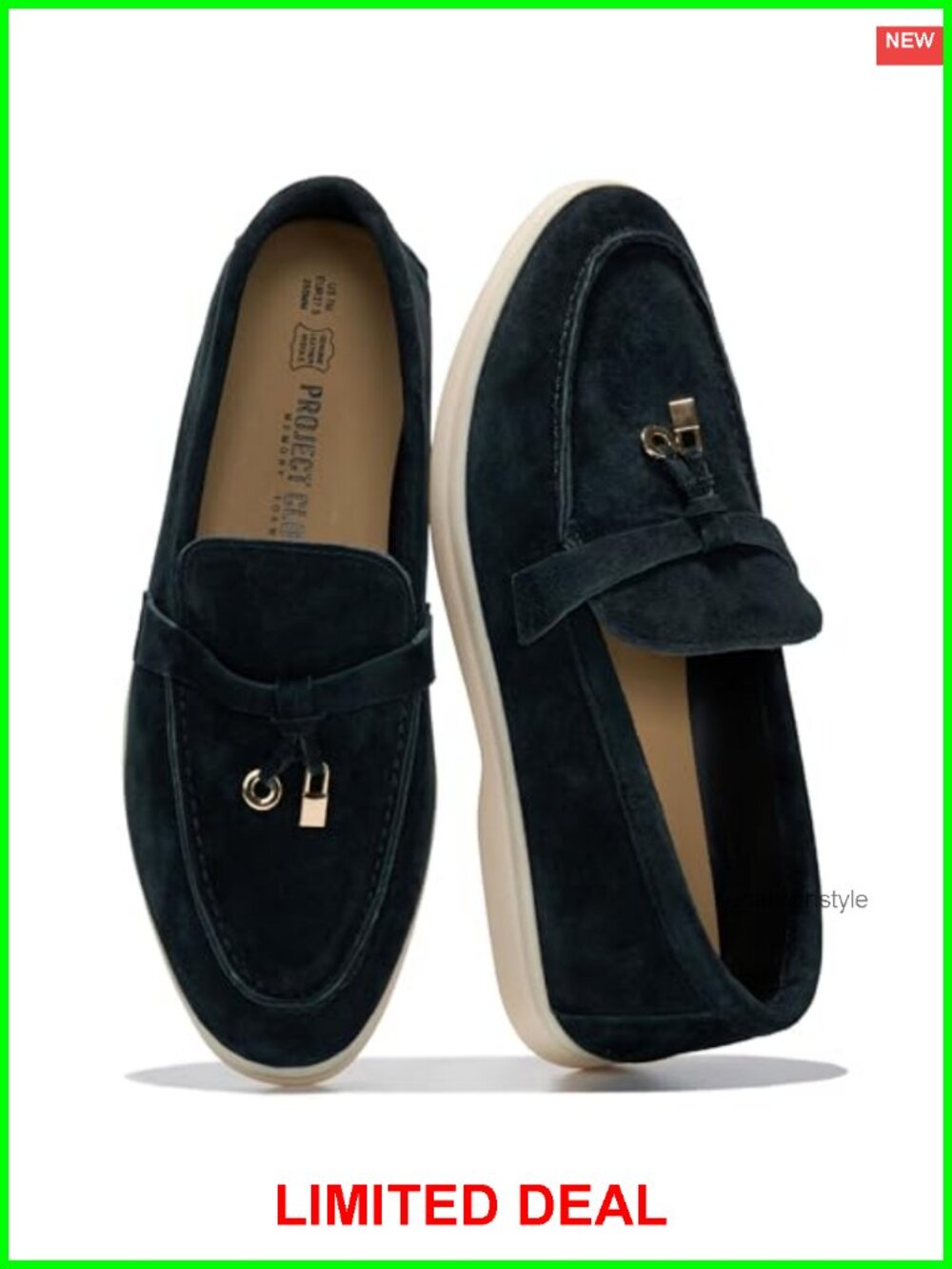 Genuine Leather Loafers for Women Slip-On Comfort Business Casual Shoes